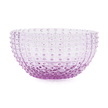 Hobnail Stor Skål 24 cm Lila