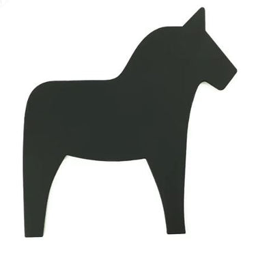 Grytunderlägg dalahäst, svart