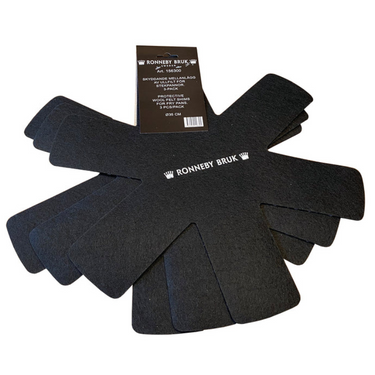 Stekpanneskydd 3pack, svart m tryck Bomull