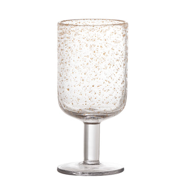 Bubbles Vinglas – Glas med Bubbligt Mönster Ø8 x H17 cm