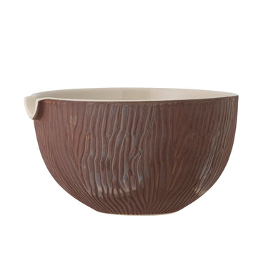 Toula Skål – Stengods med Mjuk Glasyr L21 cm