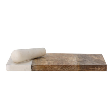 Havannah Skärbräda med Mortel i Marmor & Trä L30xB22,5 cm – Creative Collection