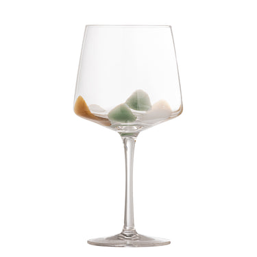 Gildor Vinglas – Munblåst Glas med Färgade Droppar Ø10,5 x H21 cm