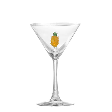 Misa Cocktailglas – Med Ananasdetalj i Glaset Ø9 x H16 cm