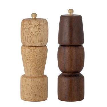 Sabri Kvarnset Akacia & Gummiträ – Ø5,5 x H18 cm